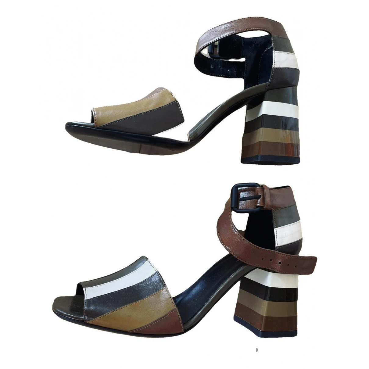 shoes Sonia Rykiel sandals for Female Leather 38 EU. Used condition