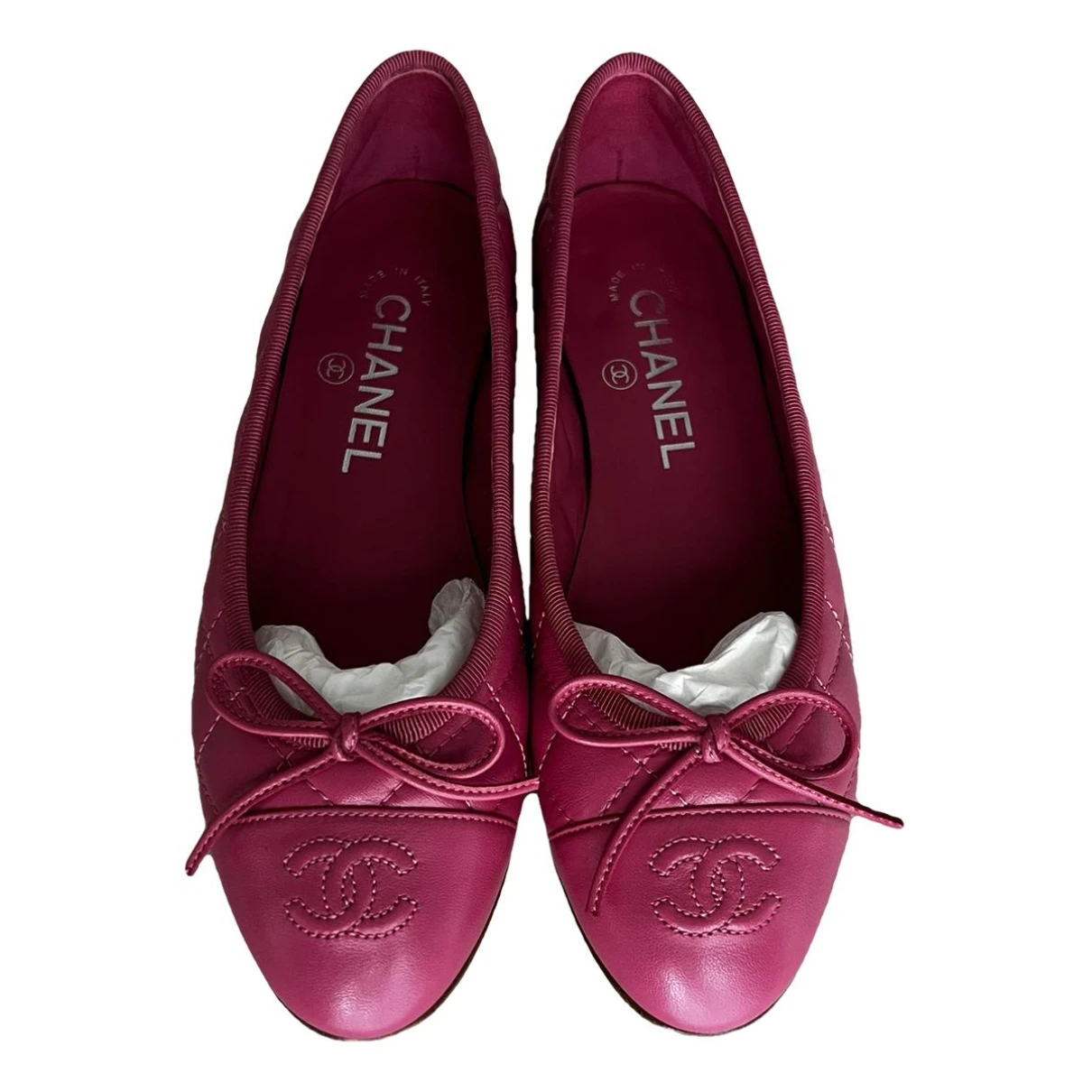 shoes Chanel ballet flats for Female Leather 35.5 EU. Used condition