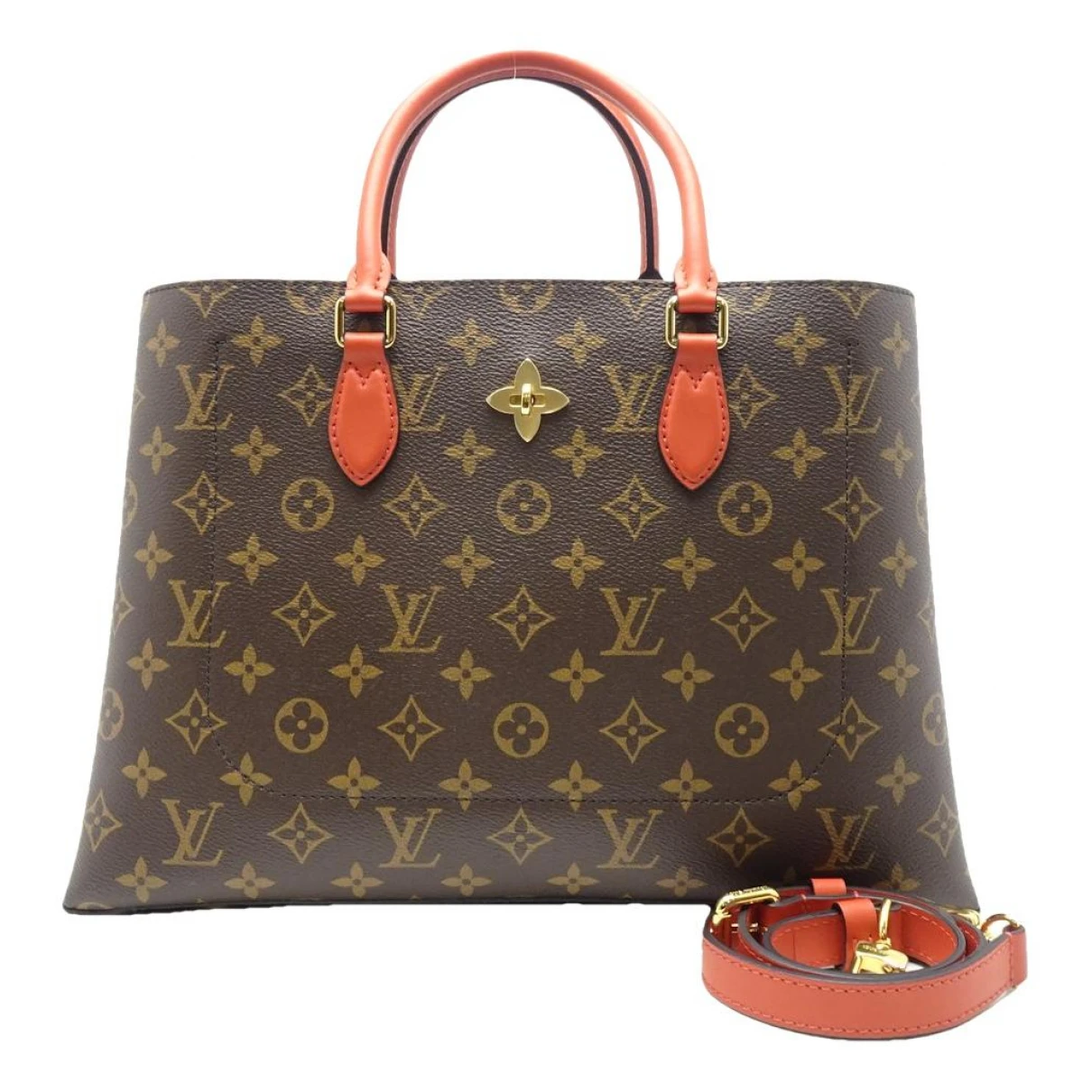 bags Louis Vuitton handbags Flower Tote for Female Leather. Used condition