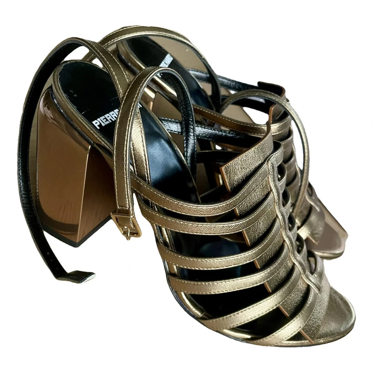 shoes Pierre Hardy sandals for Female Leather 36 EU. Used condition