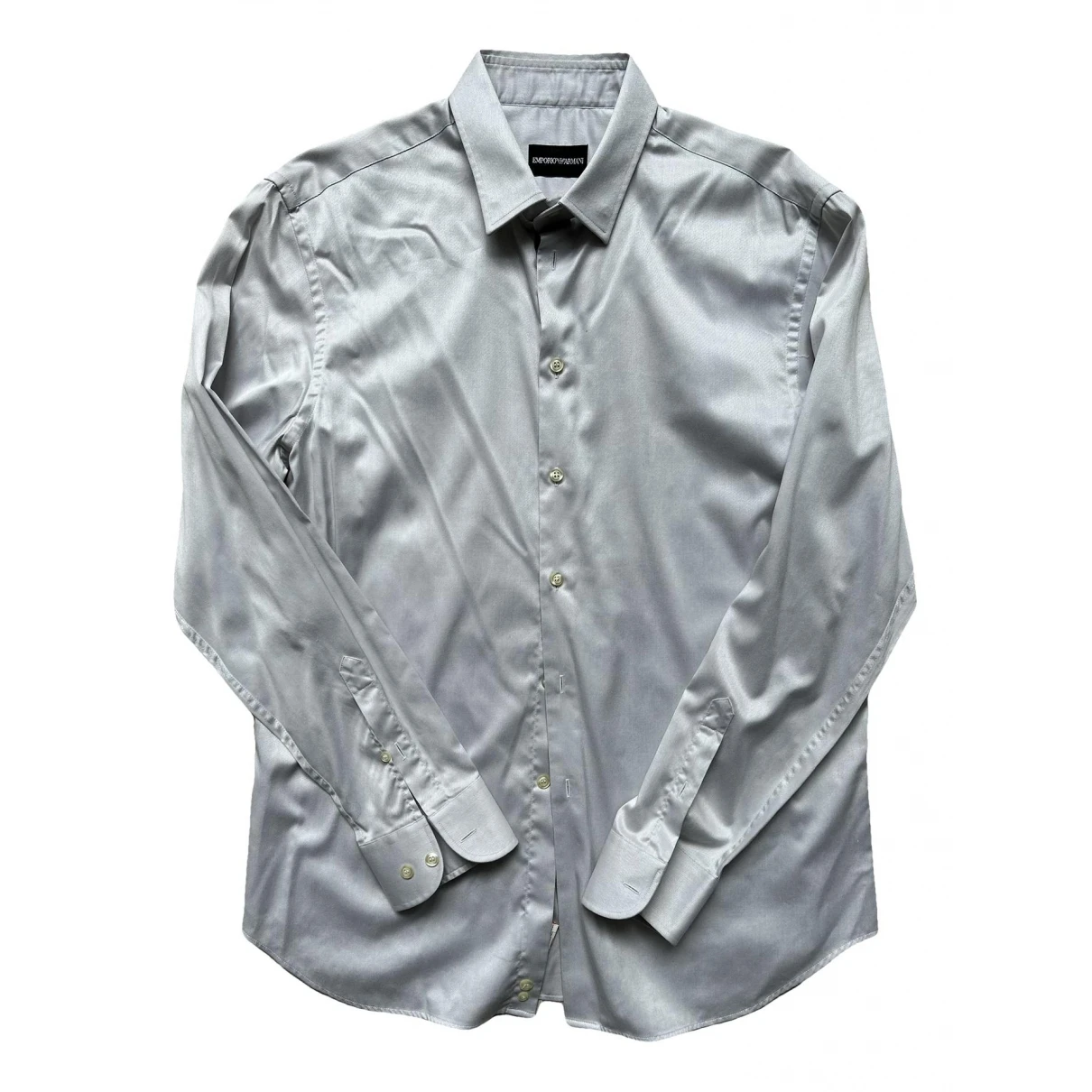 clothing Emporio Armani shirts for Male Cotton 43 EU (tour de cou / collar). Used condition