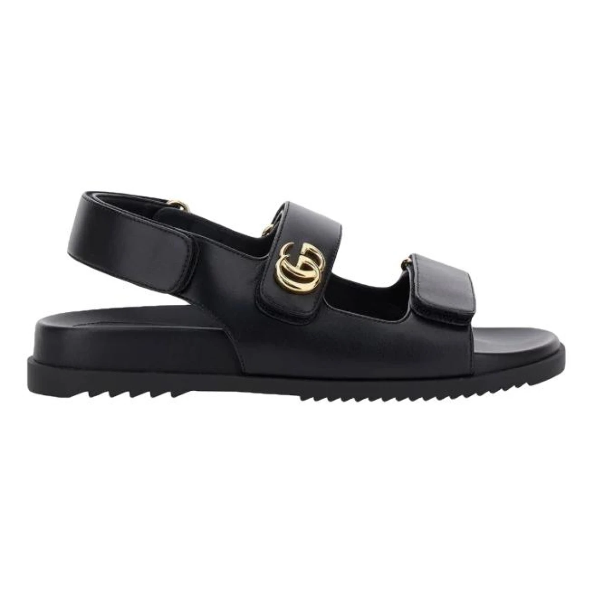 shoes Gucci sandals Double G for Female Leather 35.5 EU. Used condition