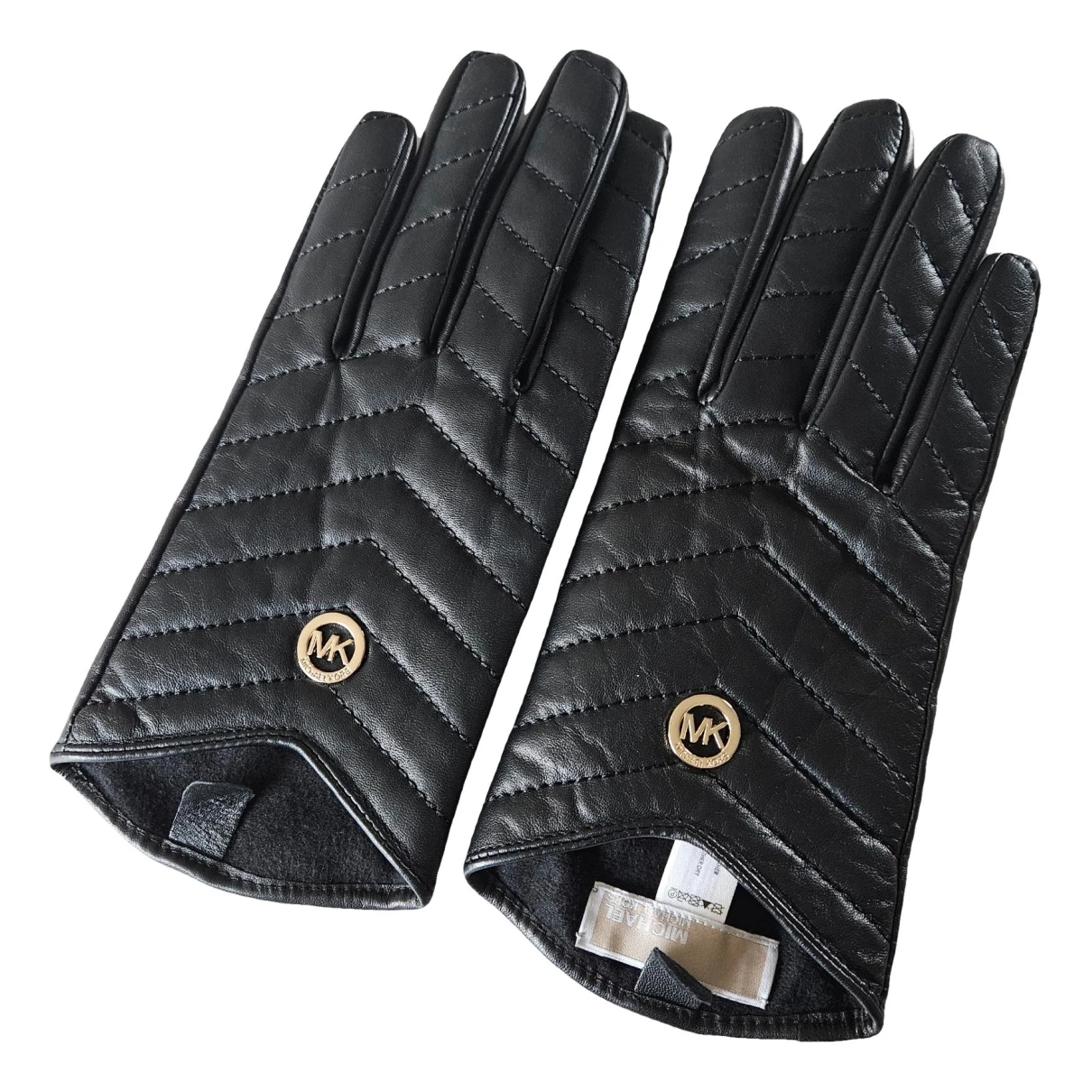 accessories Michael Kors gloves for Female Leather L International. Used condition