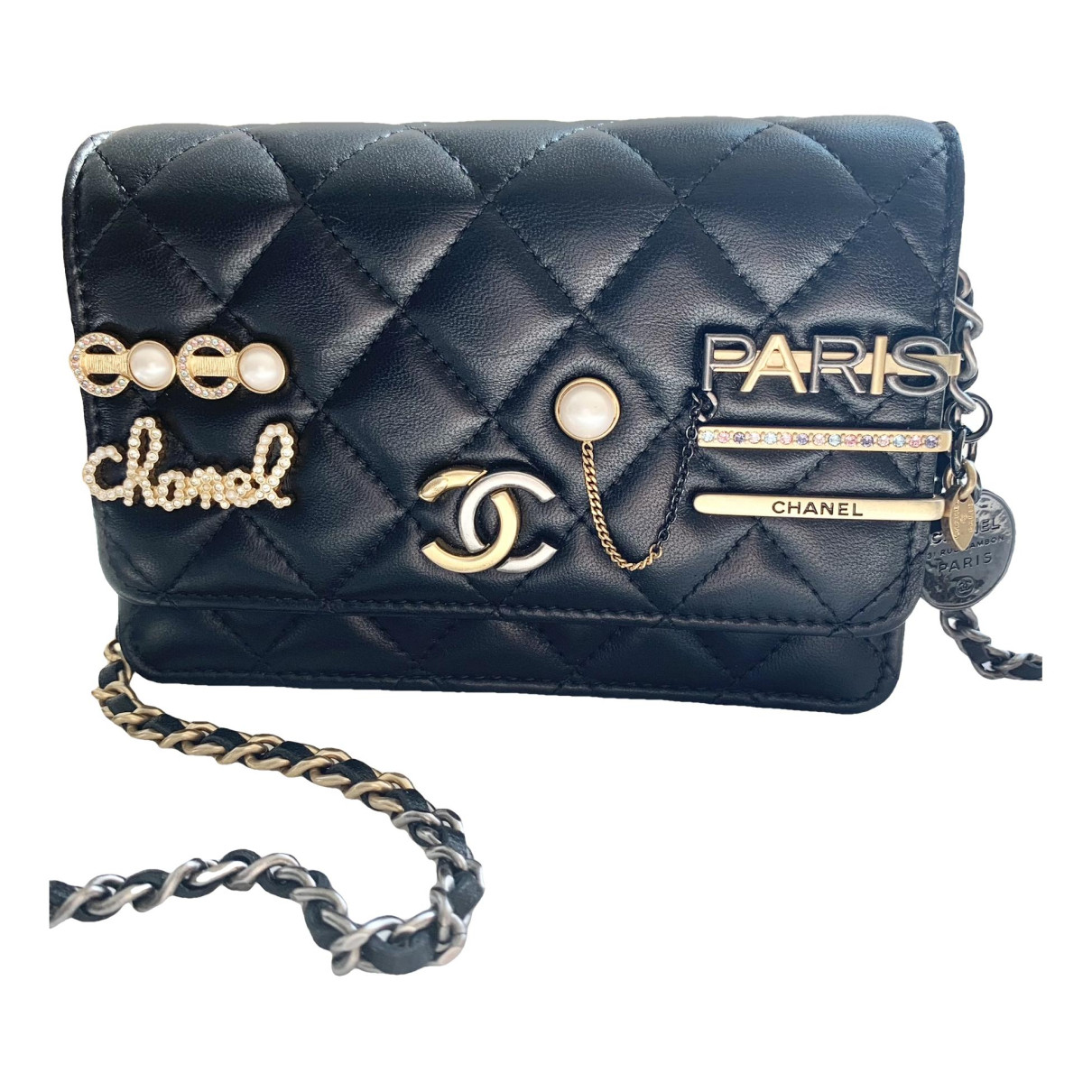 bags Chanel handbags Wallet on Chain for Female Leather. Used condition