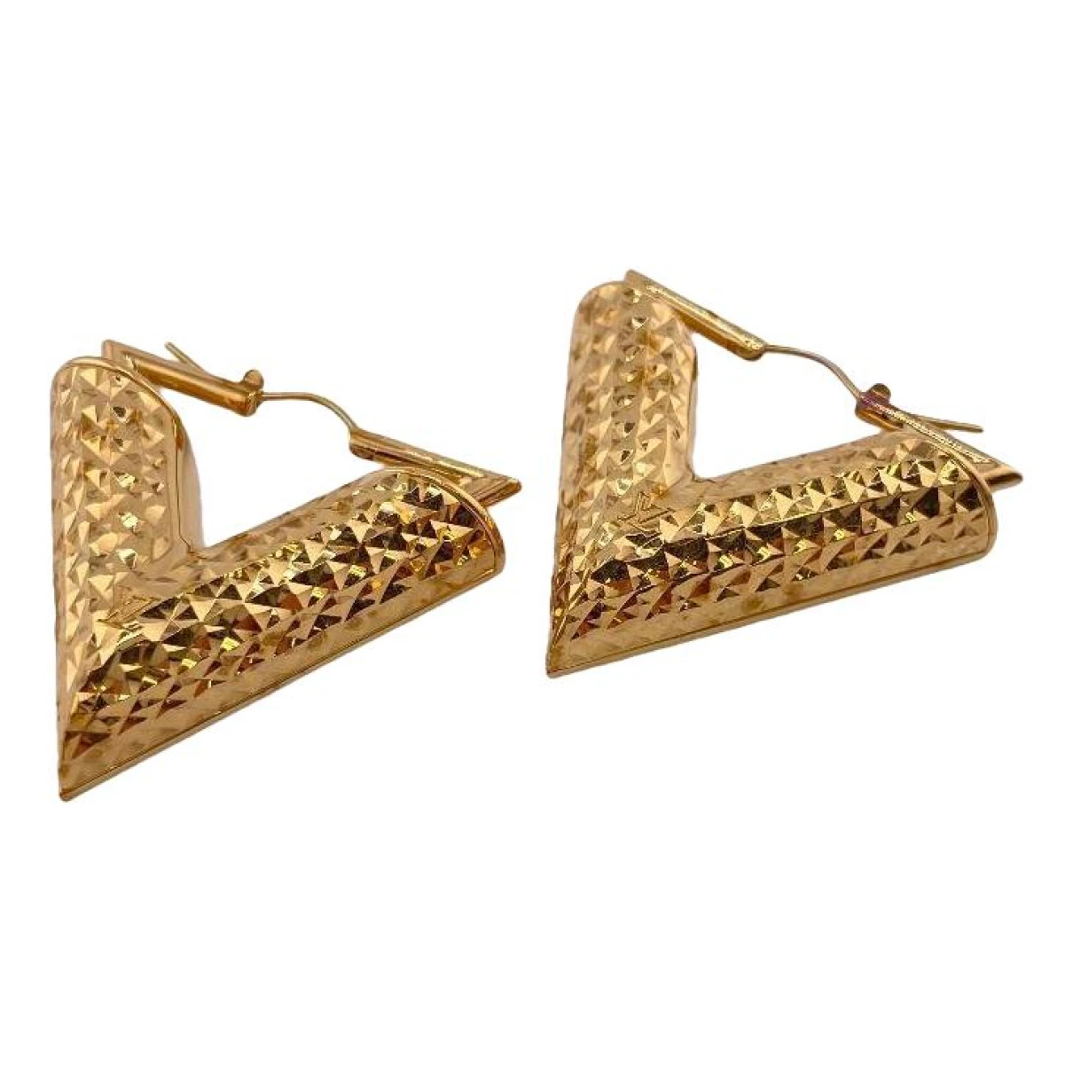 jewellery Louis Vuitton earrings Essential V for Female Metal. Used condition