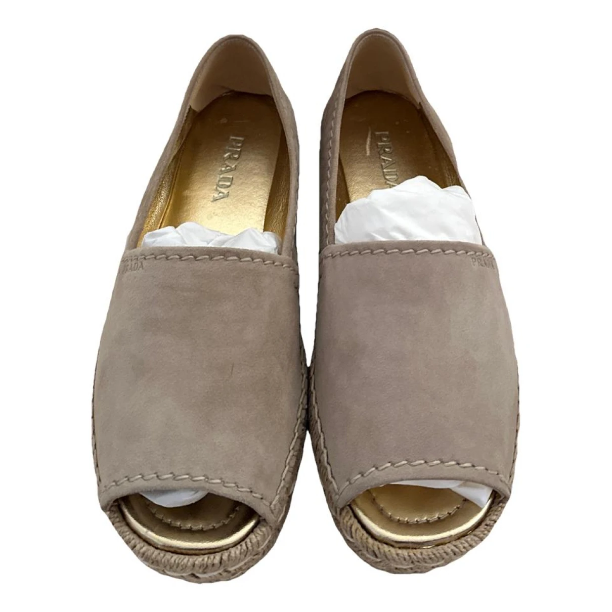 shoes Prada espadrilles for Female Suede 37.5 EU. Used condition