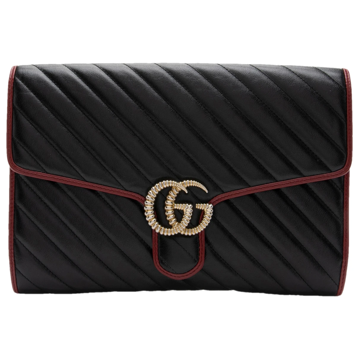 bags Gucci clutch bags Marmont for Female Leather. Used condition