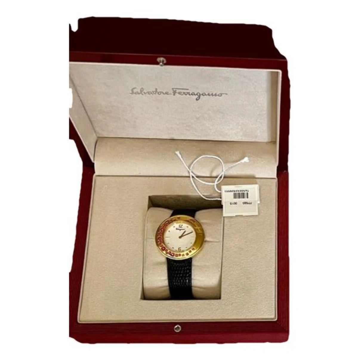 accessories Salvatore Ferragamo watches for Female gold and steel. Used condition
