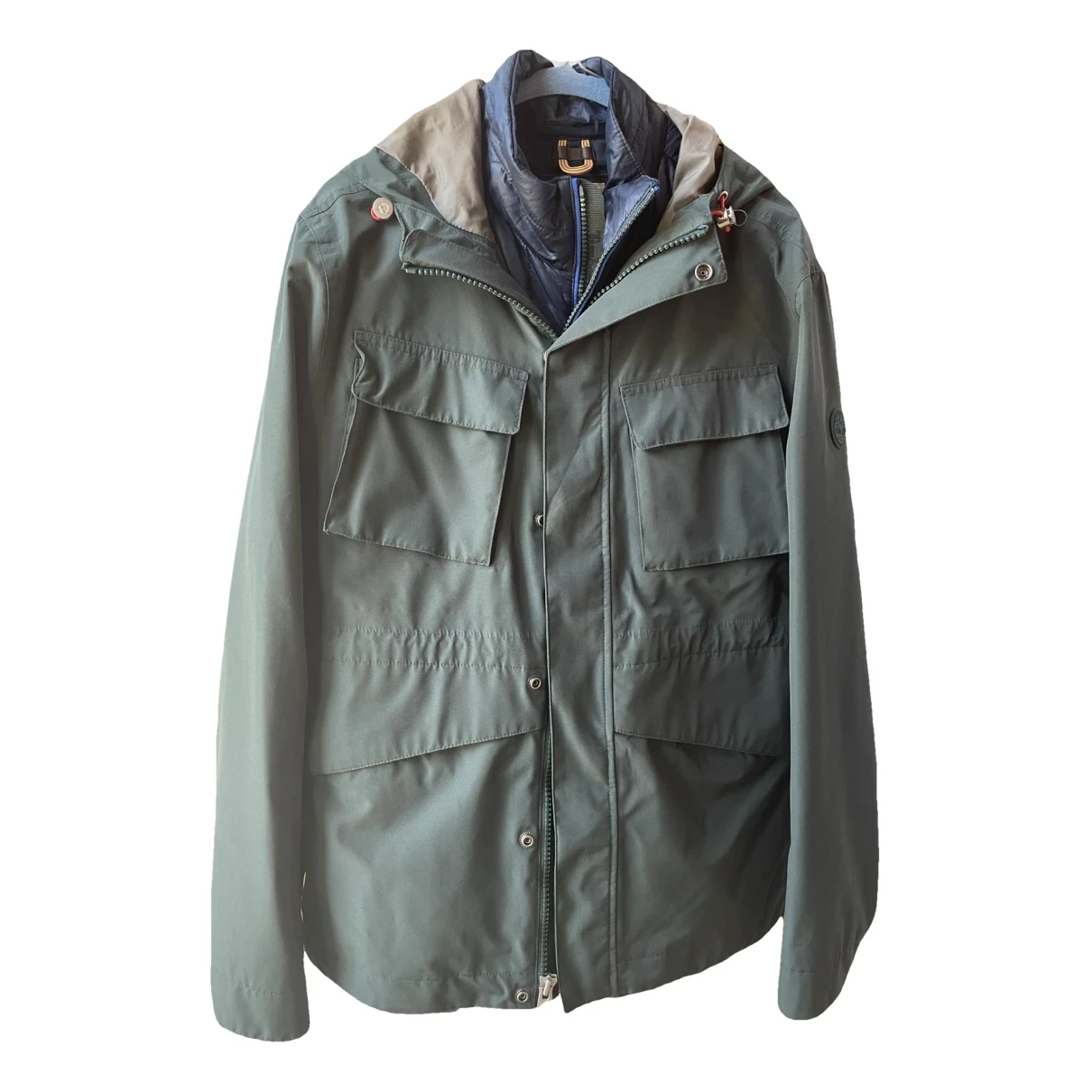 Pre-owned Timberland Parka In Khaki