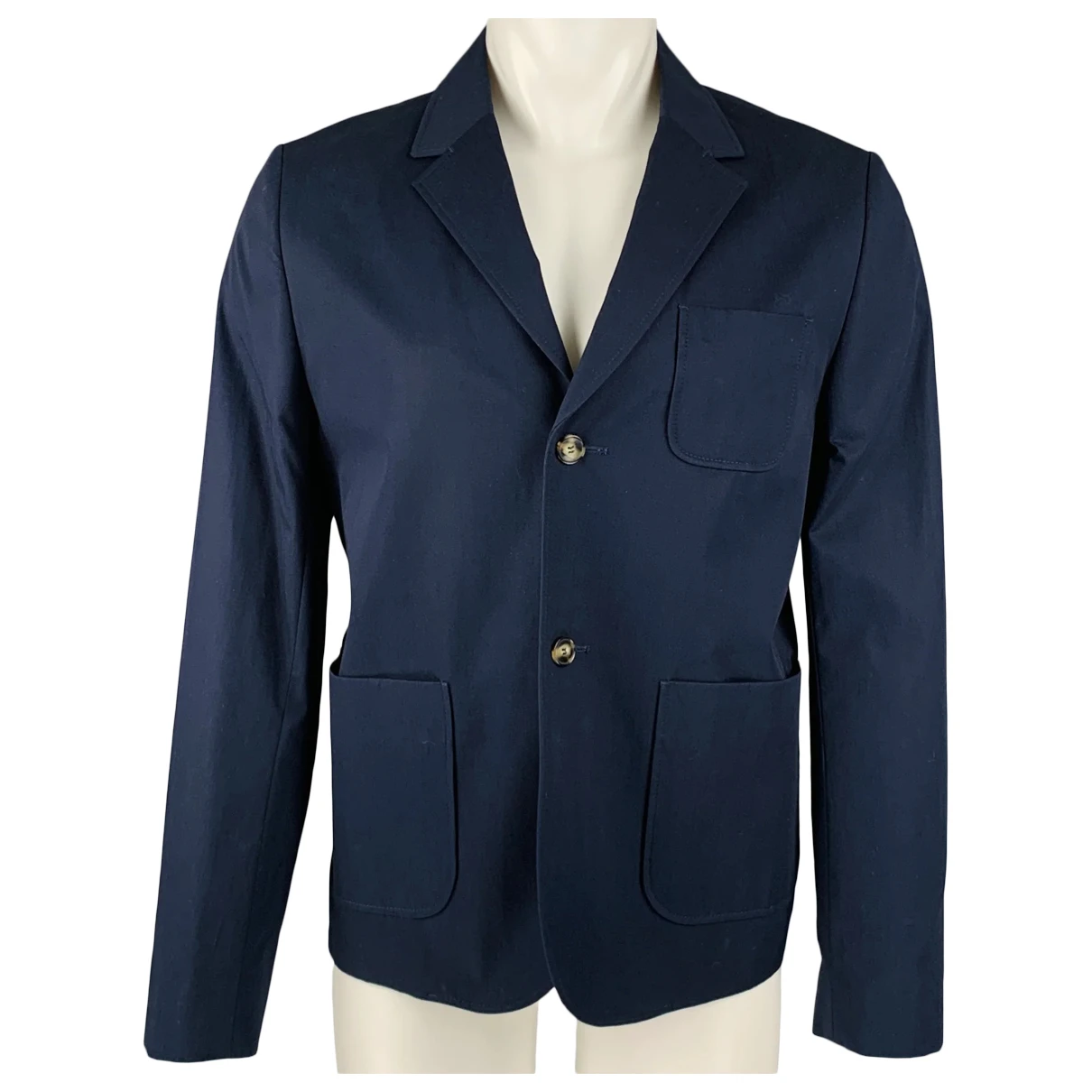 Pre-owned Carven Jacket In Blue