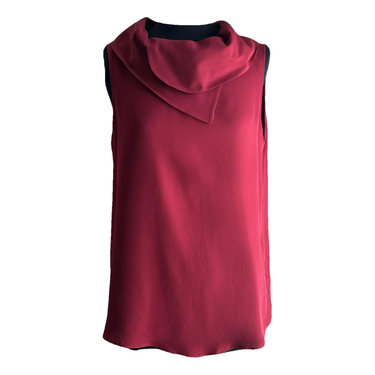 Pre-owned Emporio Armani Silk Camisole In Red