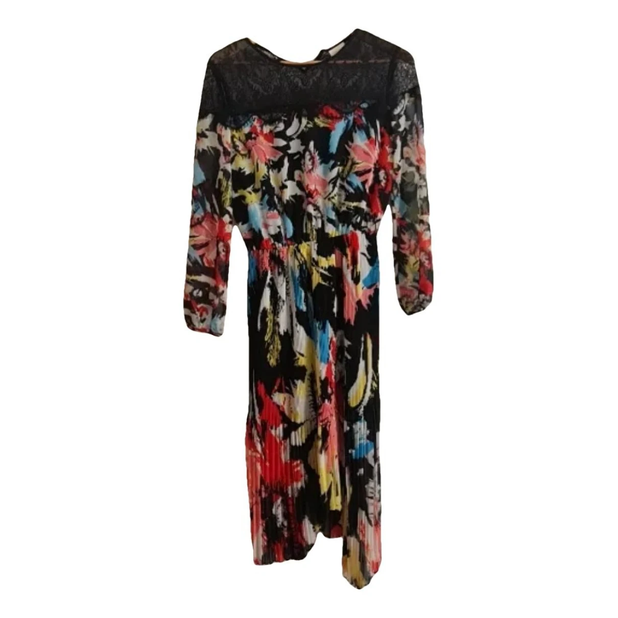 Pre-owned Miss Sixty Lace Dress In Multicolour