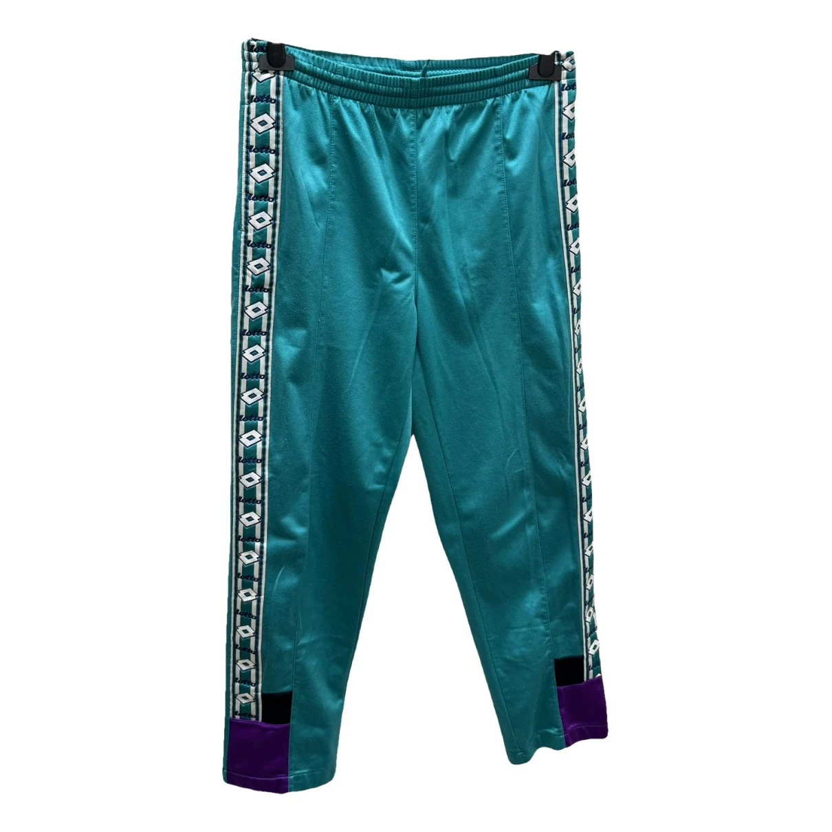 Pre-owned Lotto Trousers In Turquoise