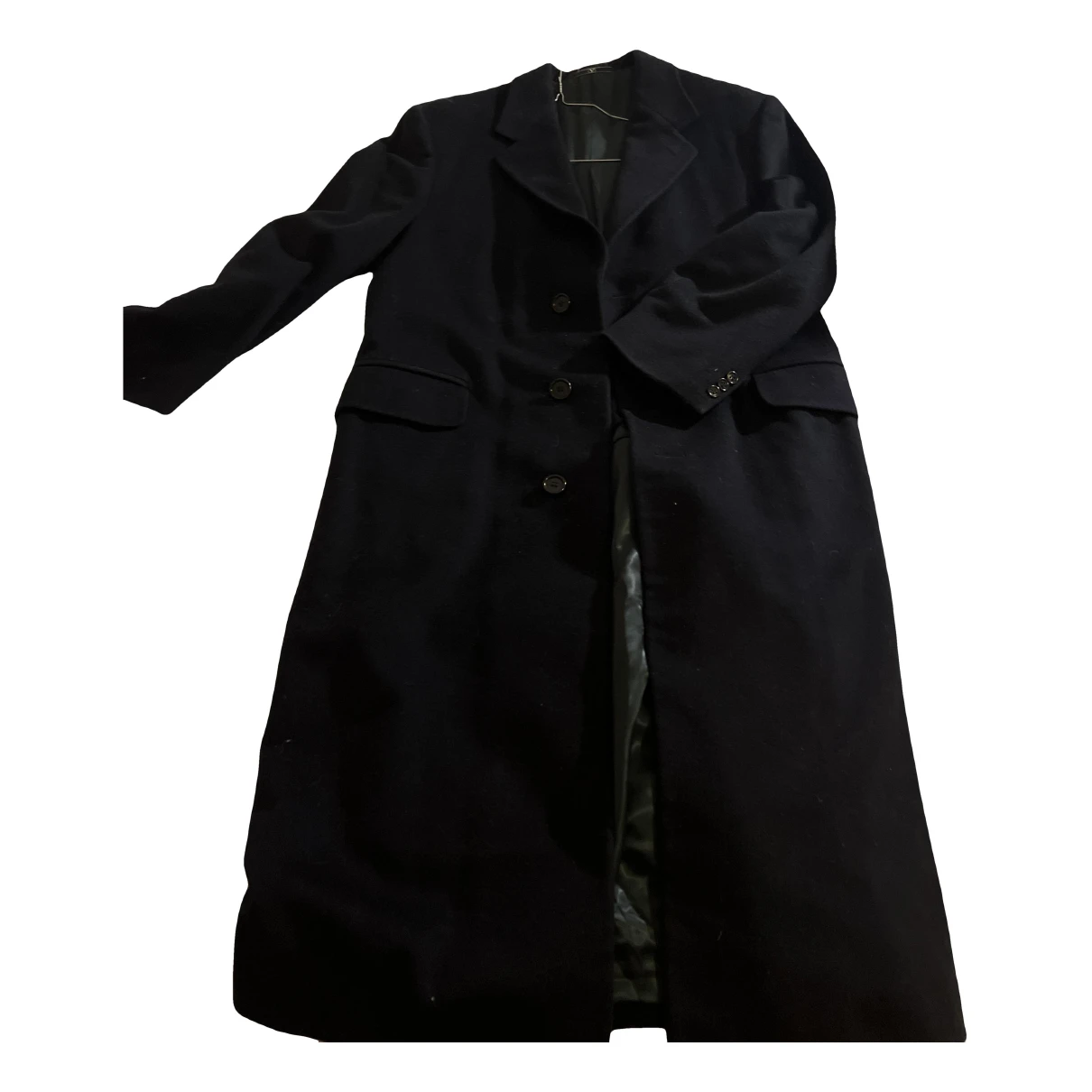 Pre-owned Valentino Cashmere Coat In Black