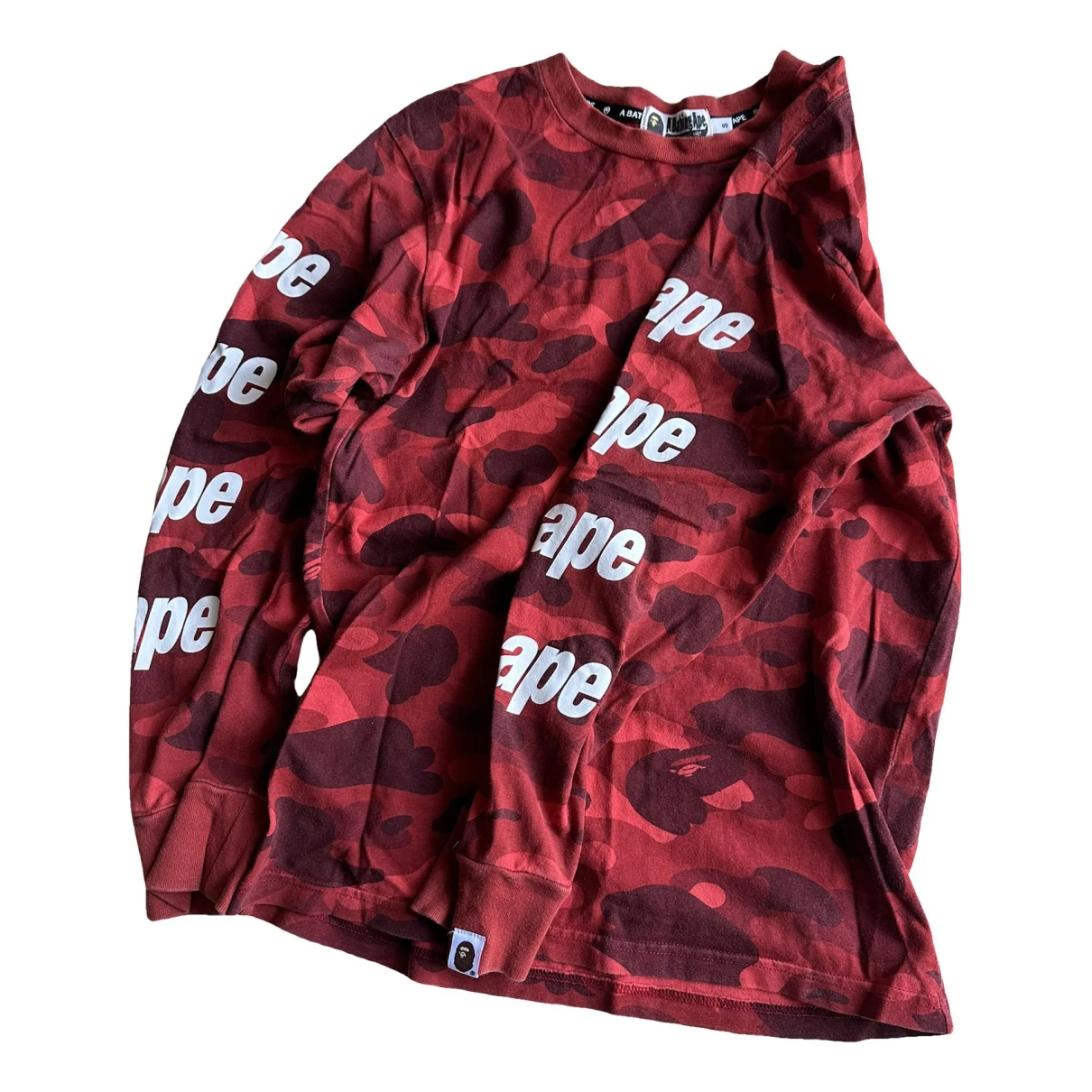 Pre-owned A Bathing Ape Shirt In Red
