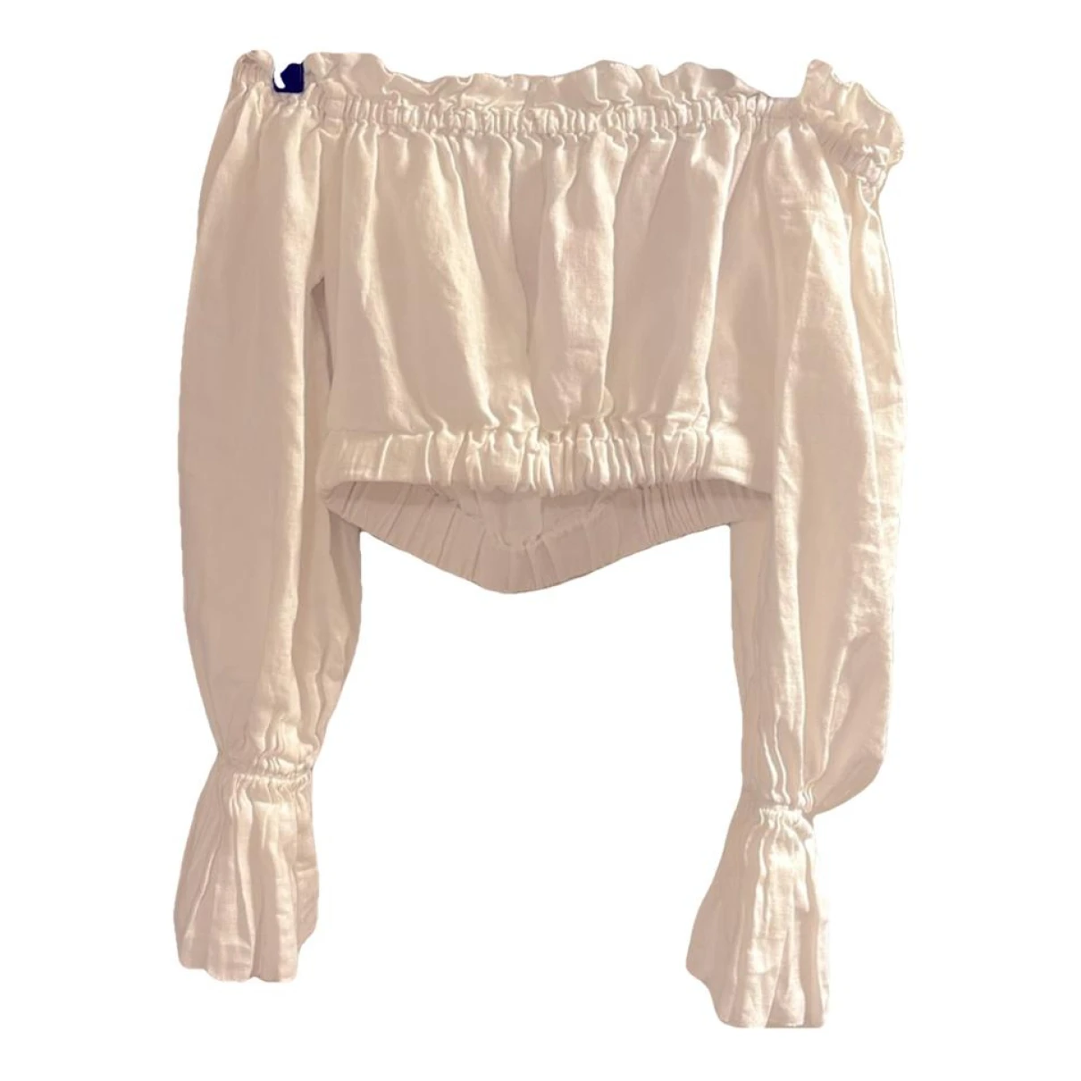 Pre-owned Staud Blouse In White