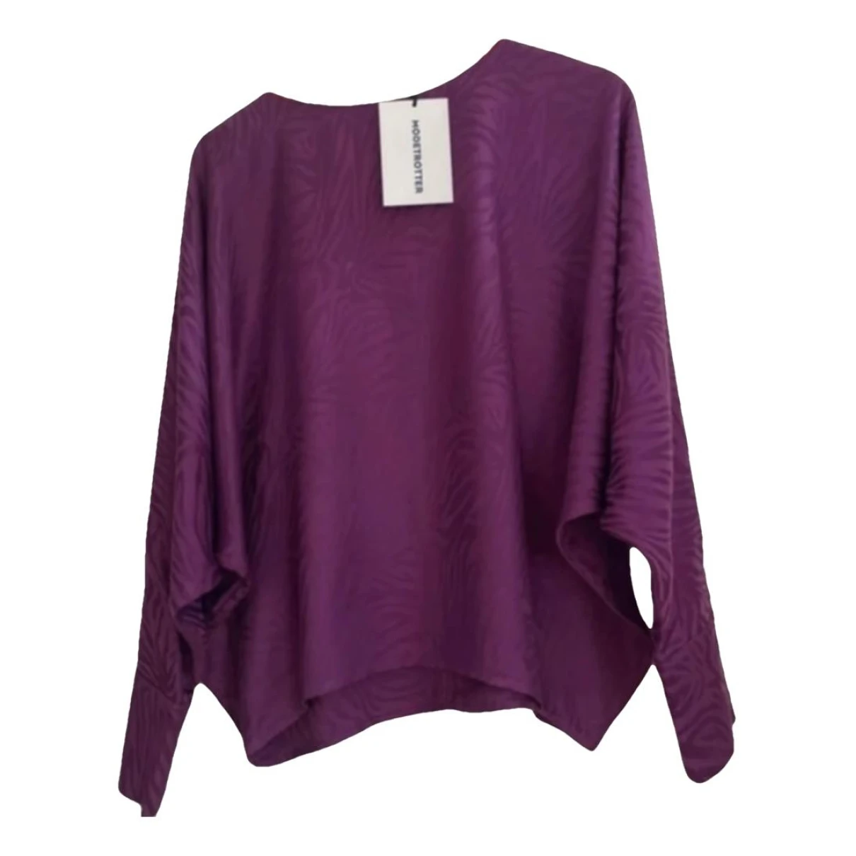 Pre-owned Modetrotter Blouse In Purple