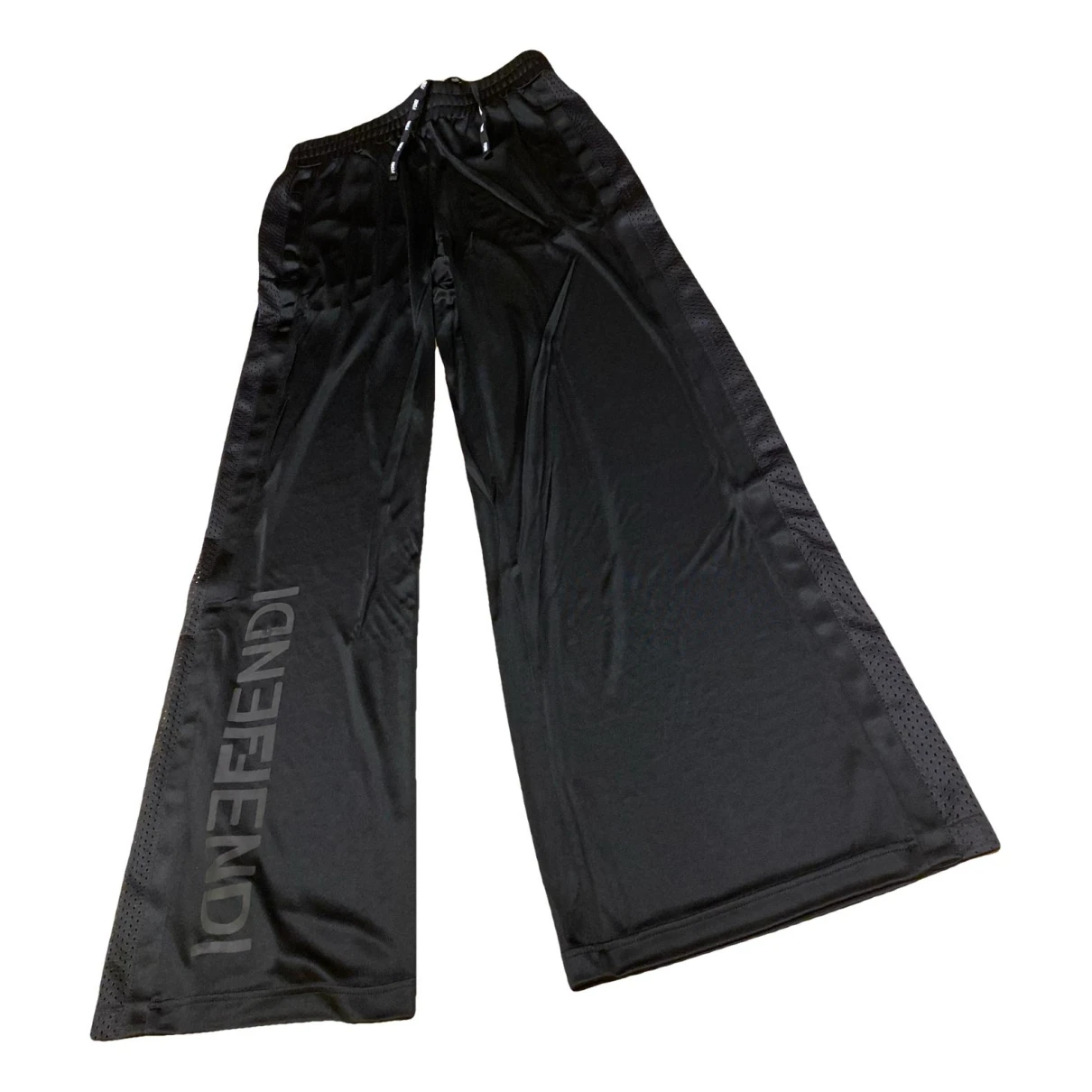 Pre-owned Fendi Large Pants In Black