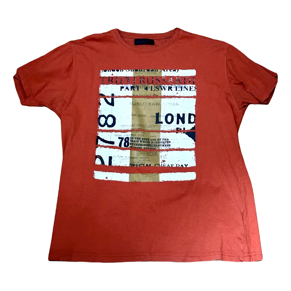 Pre-owned Trussardi T-shirt In Red