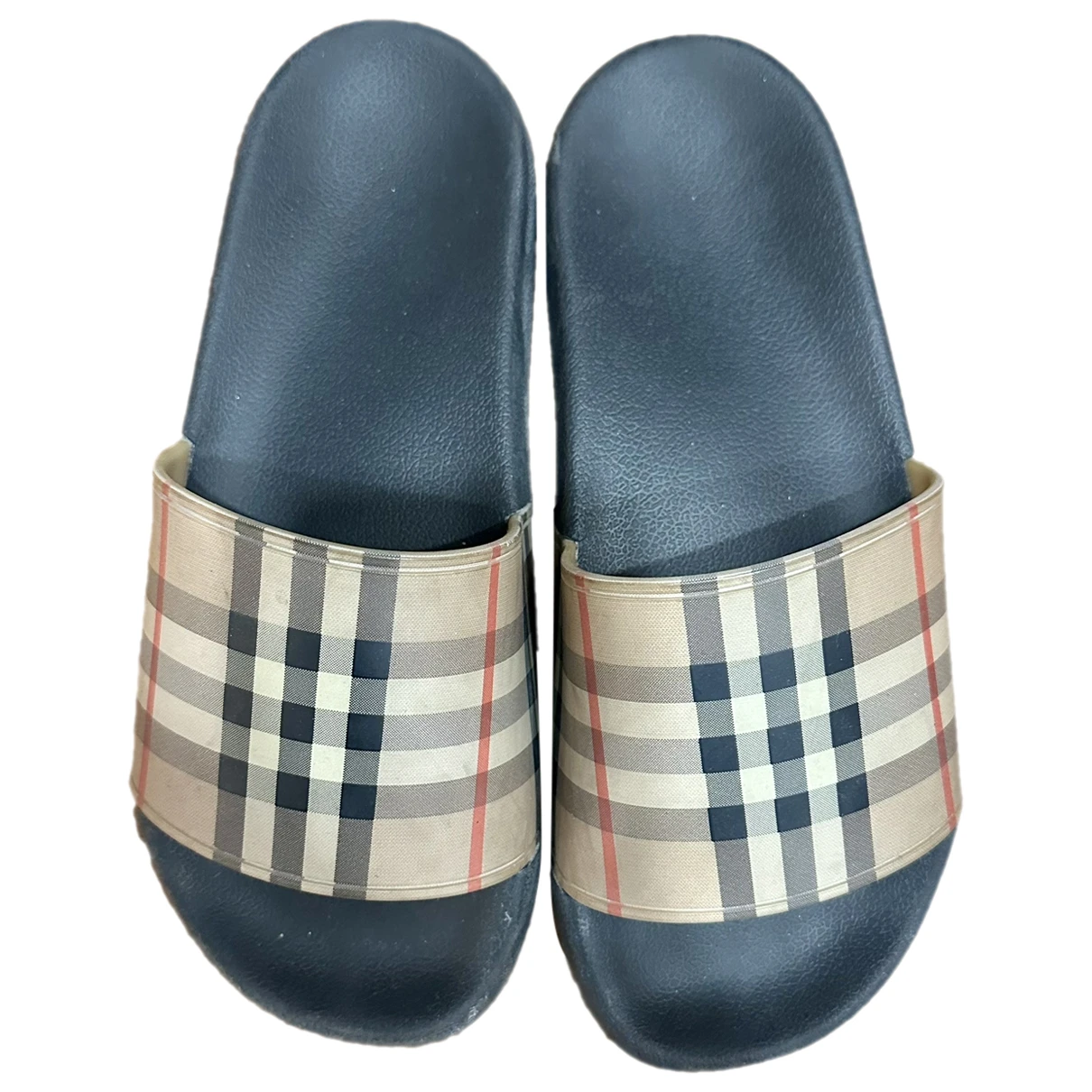 Pre-owned Burberry Flats In Beige