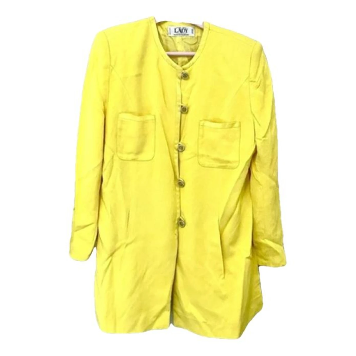 Pre-owned Valentino Blazer In Yellow