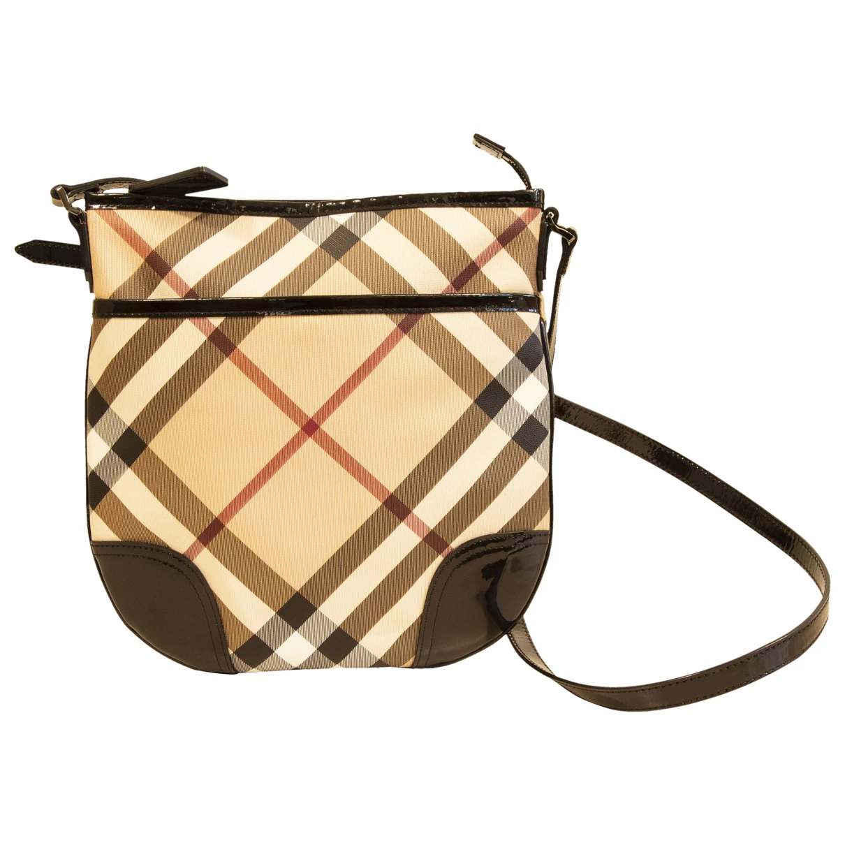 Pre-owned Burberry Dryden Cloth Crossbody Bag In Multicolour