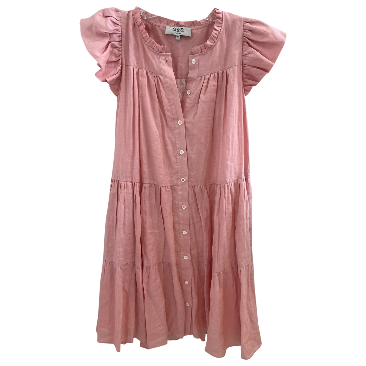 Pre-owned Sea New York Mid-length Dress In Pink