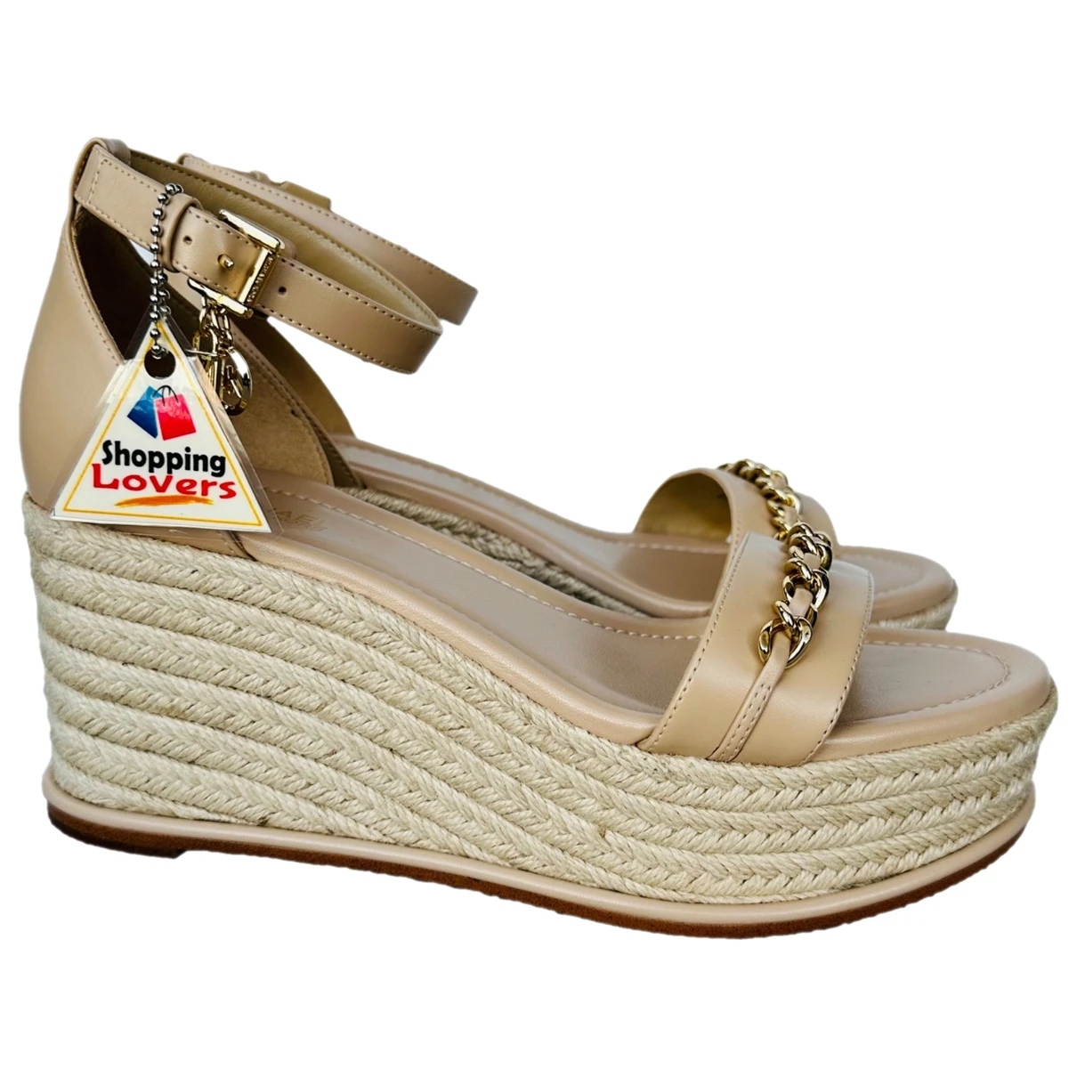 Pre-owned Michael Kors Leather Espadrilles In Brown