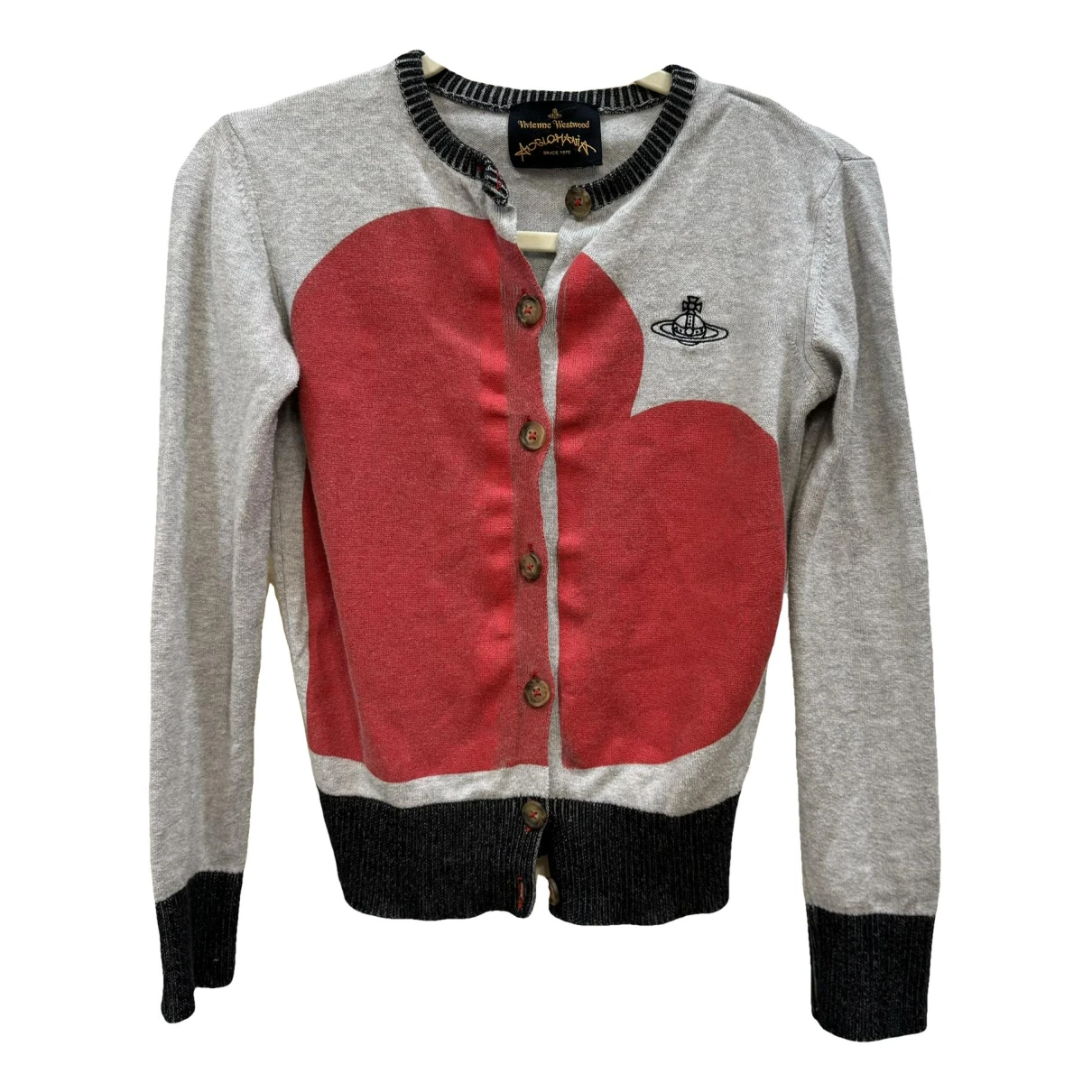 Pre-owned Vivienne Westwood Anglomania Cardigan In Grey
