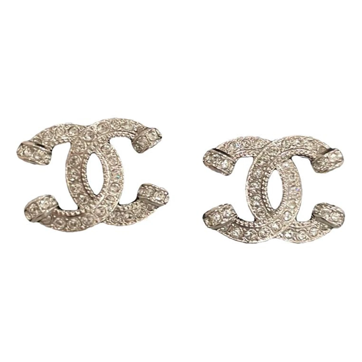 jewellery Chanel earrings CC for Female Metal. Used condition