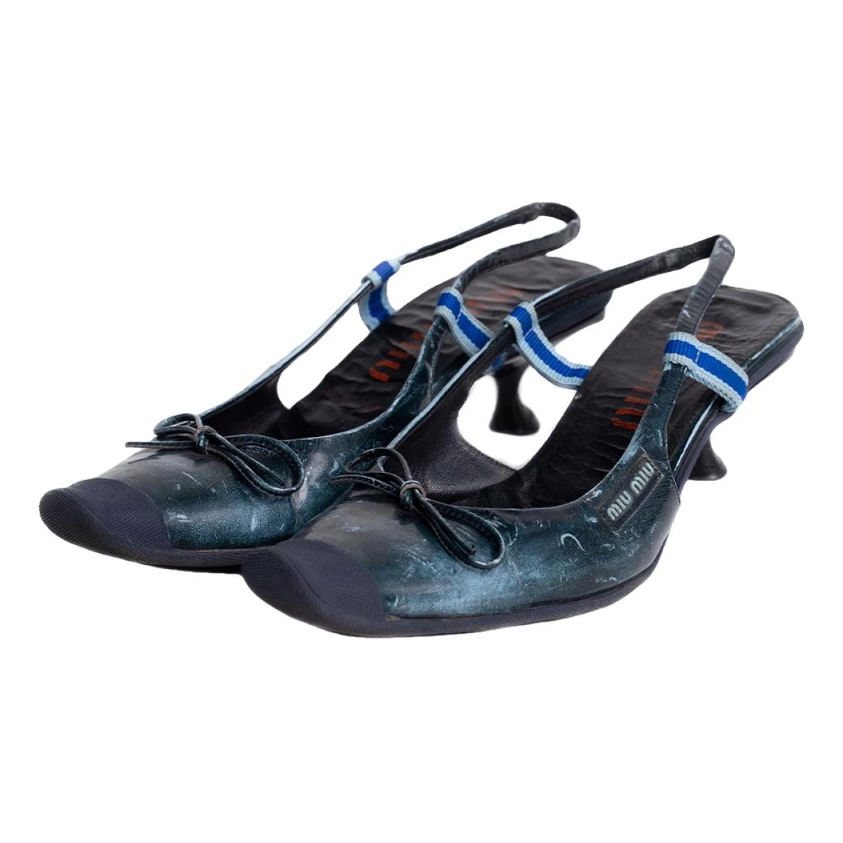 shoes Miu Miu mules & clogs for Female Leather 37 EU. Used condition