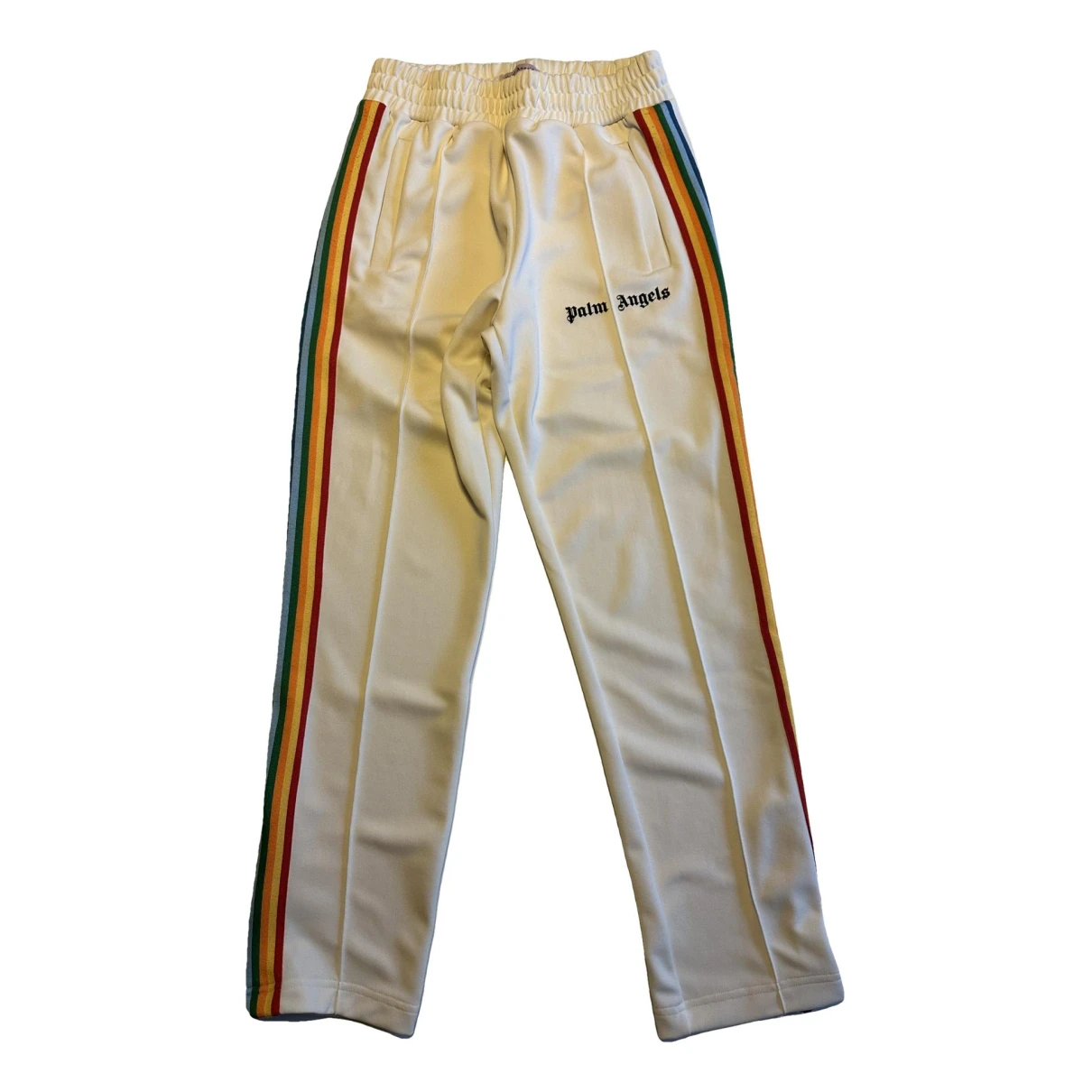 Pre-owned Palm Angels Trousers In White
