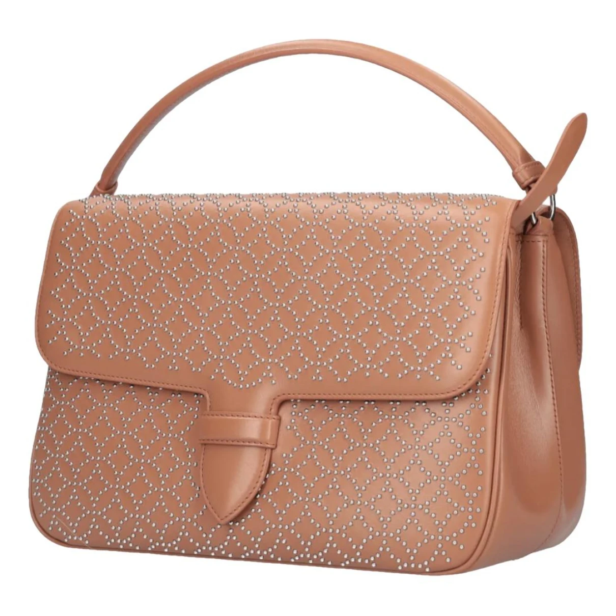 Pre-owned Alaïa Leather Handbag In Brown