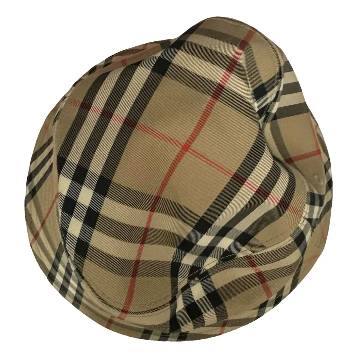 Pre-owned Burberry Silk Hat In Camel
