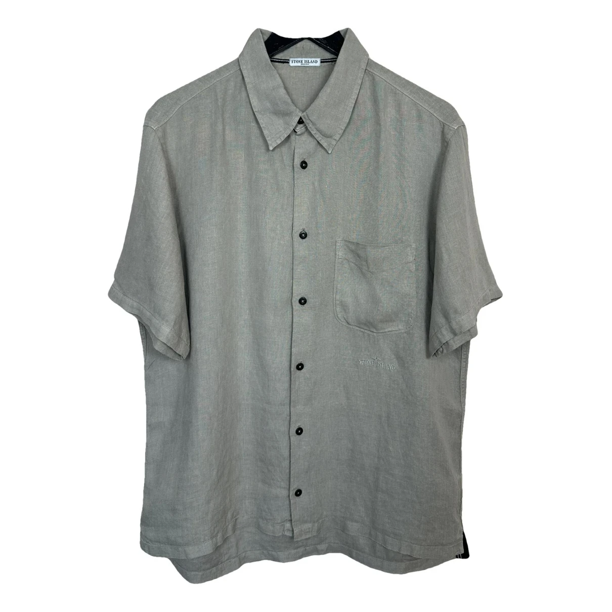 Pre-owned Stone Island Linen Shirt In Beige