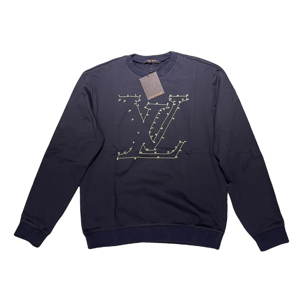 Pre-owned Louis Vuitton Sweatshirt In Navy
