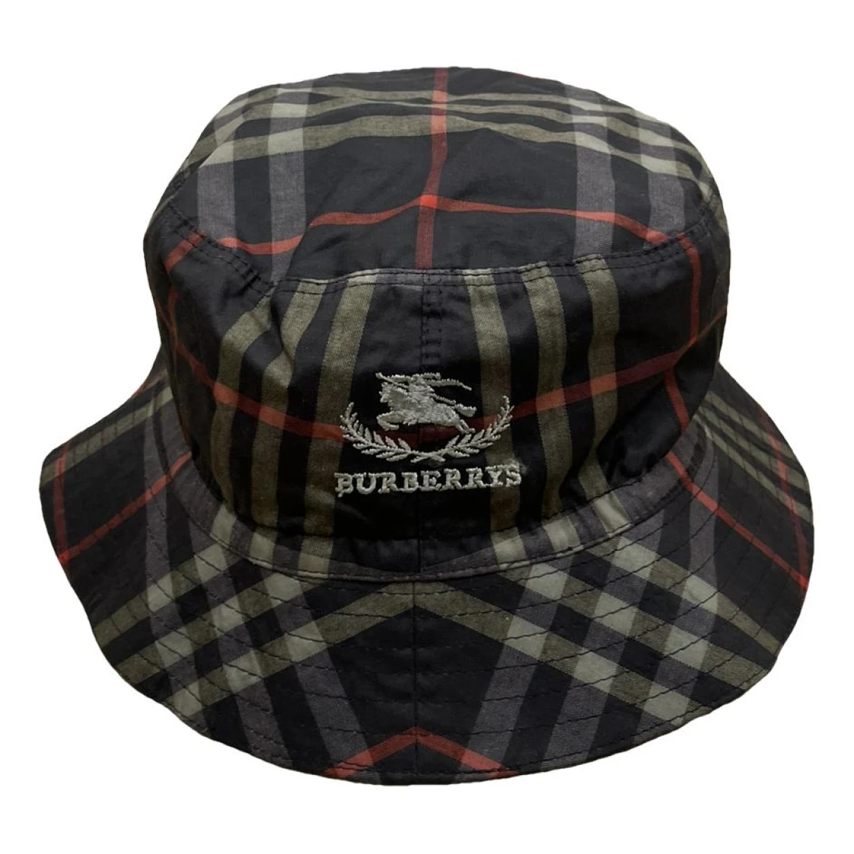 Pre-owned Burberry Hat In Navy