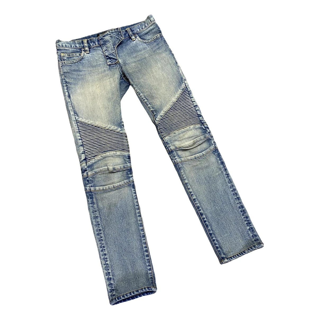 Pre-owned Balmain Slim Jeans In Other