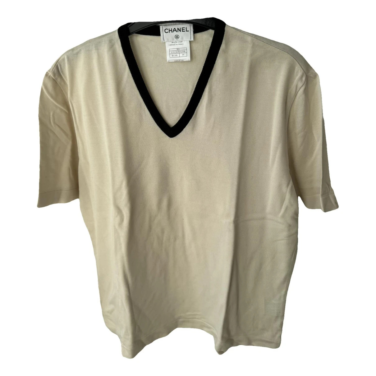 Pre-owned Chanel T-shirt In Beige