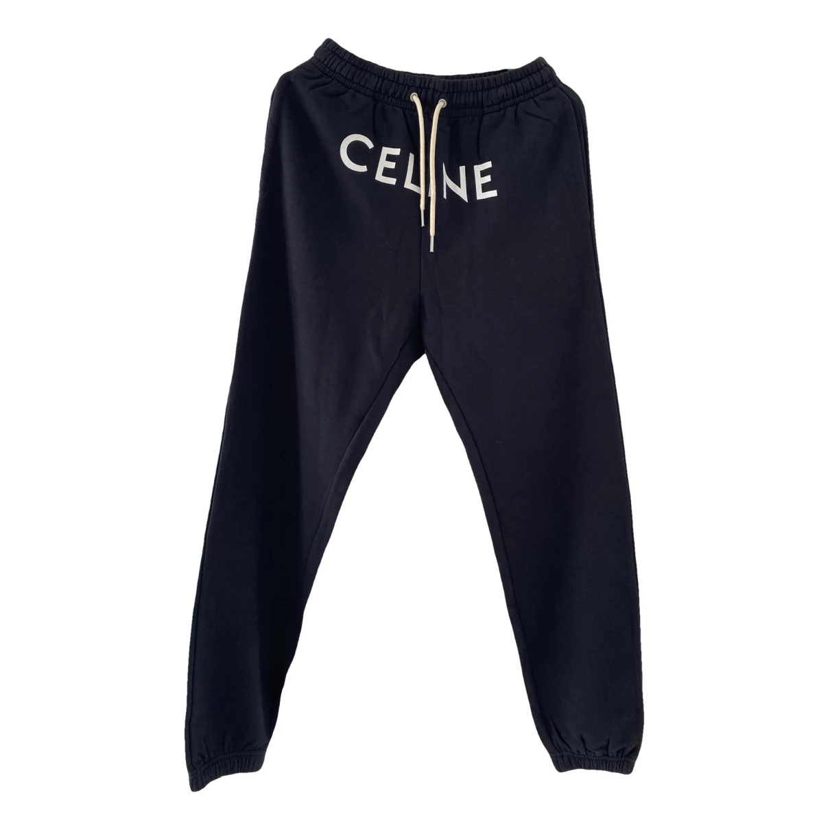 Pre-owned Celine Trousers In Black