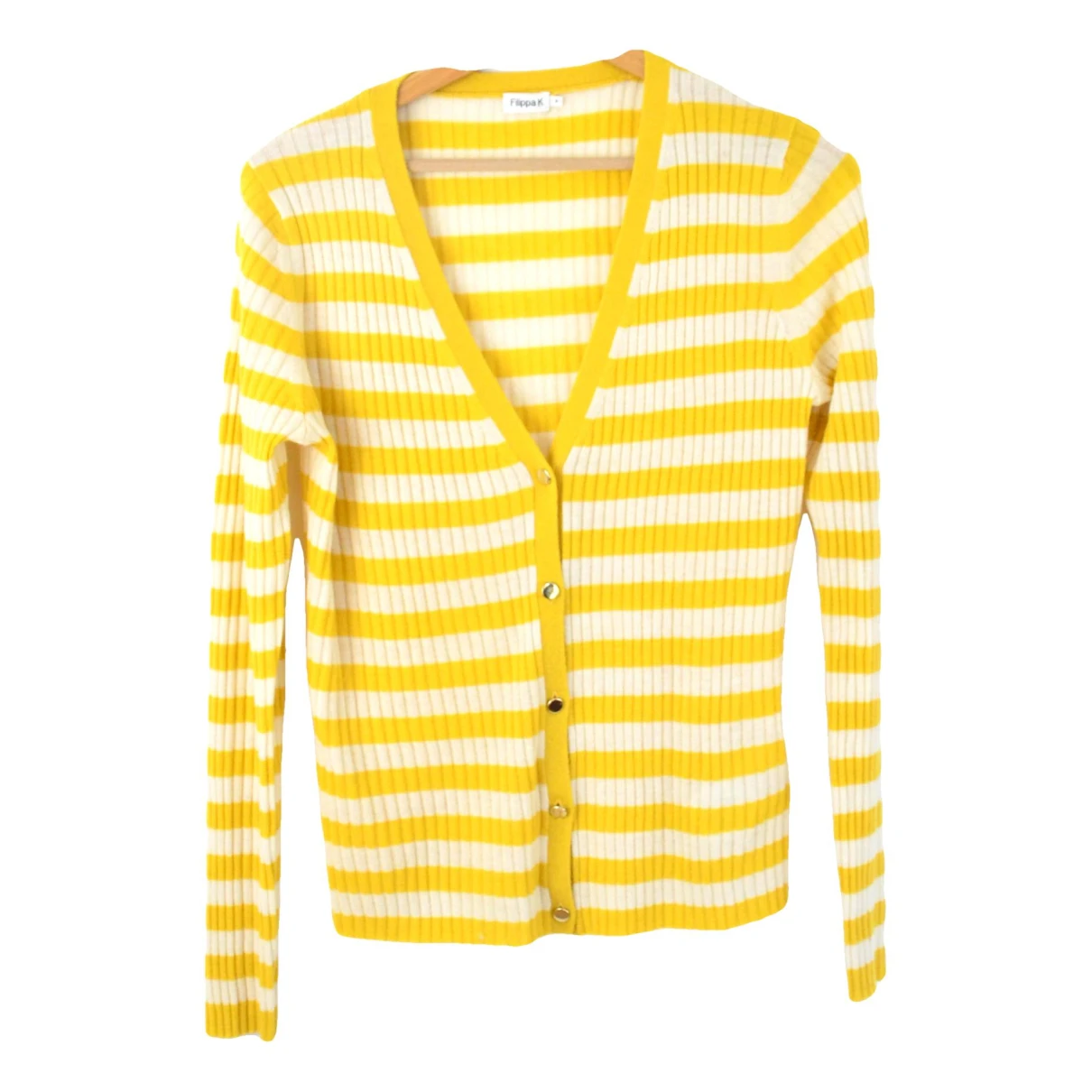 Pre-owned Filippa K Wool Cardigan In Yellow
