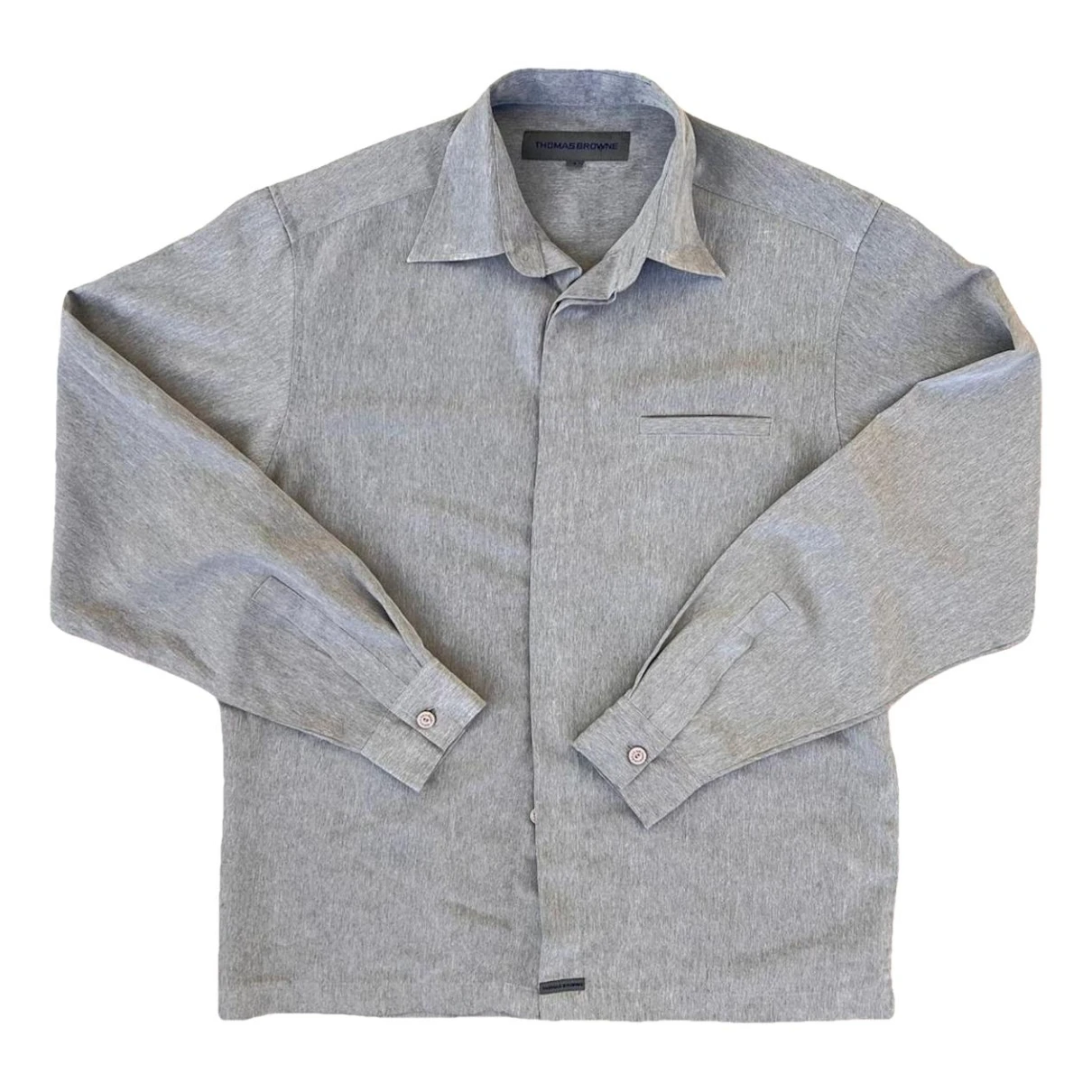 Pre-owned Thom Browne Shirt In Grey