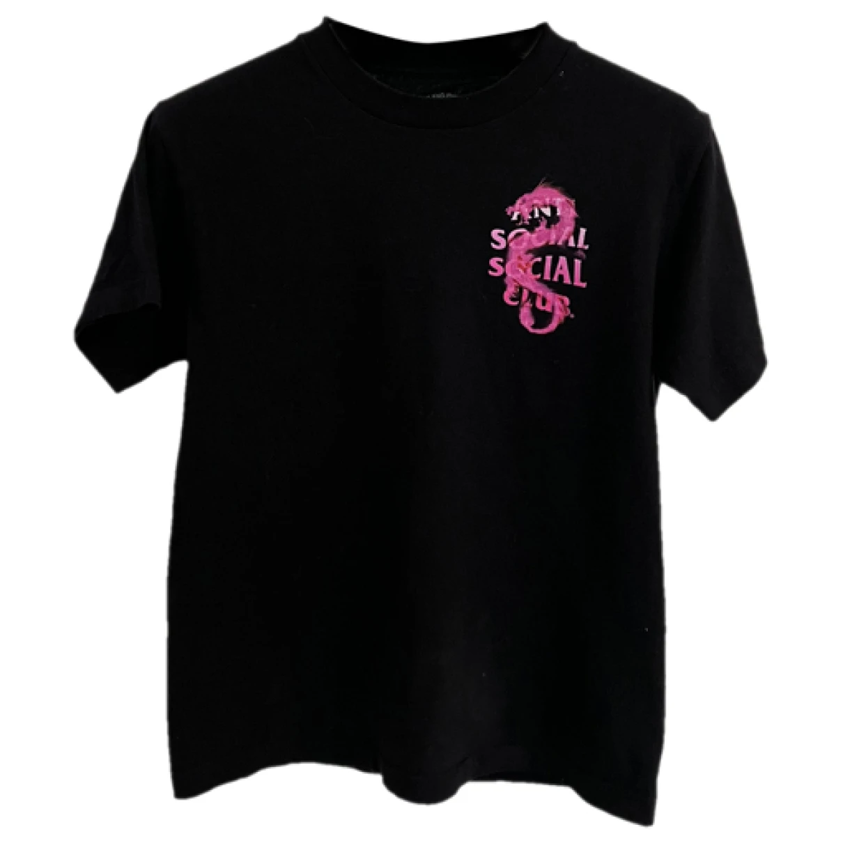Pre-owned Anti Social Social Club T-shirt In Black