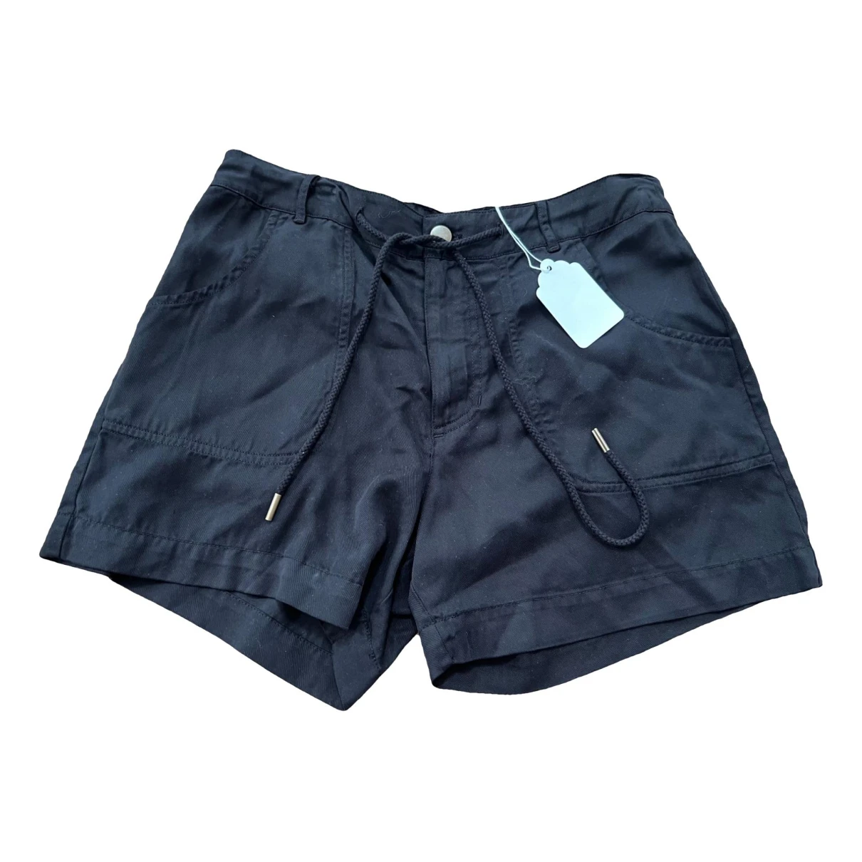 Pre-owned Young Fabulous & Broke Cloth Shorts In Black