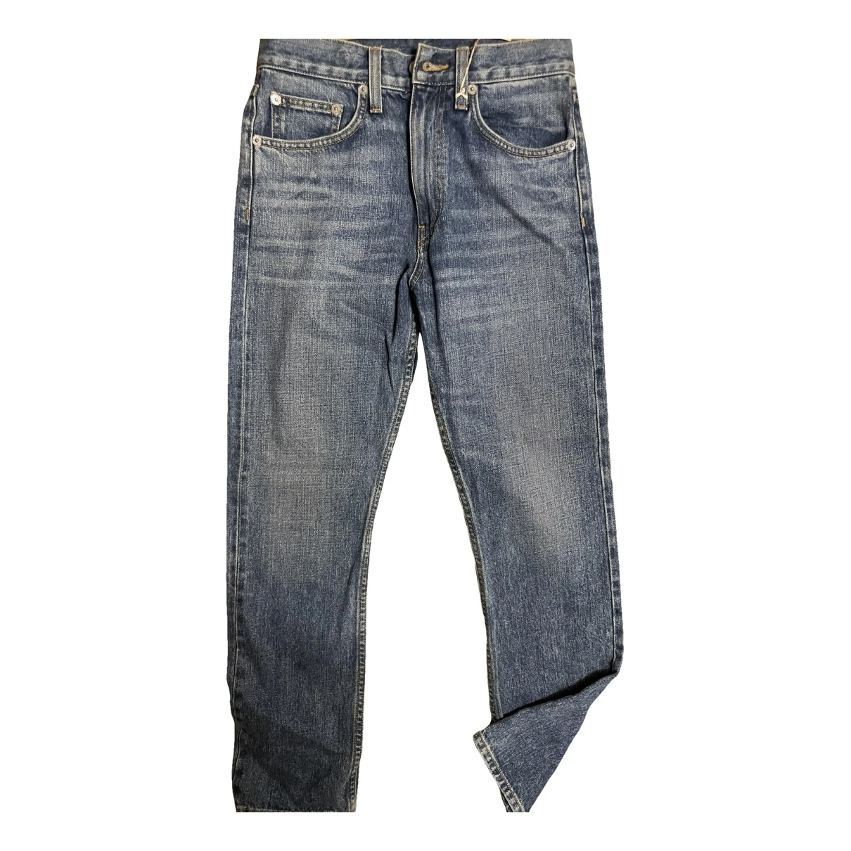 Pre-owned Brock Collection Straight Jeans In Grey