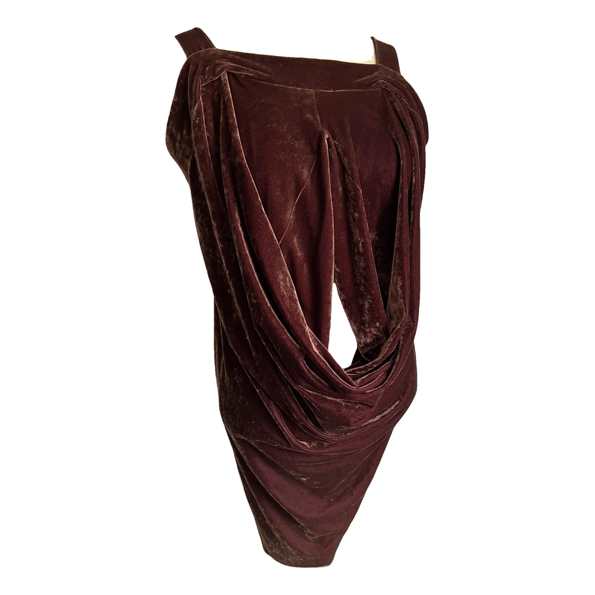 Pre-owned Romeo Gigli Velvet Mini Dress In Other