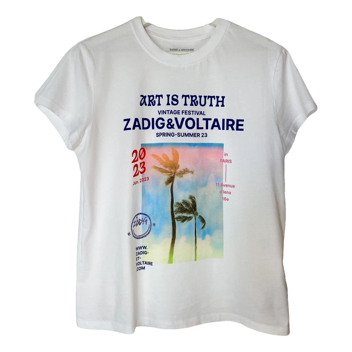 Pre-owned Zadig & Voltaire T-shirt In White