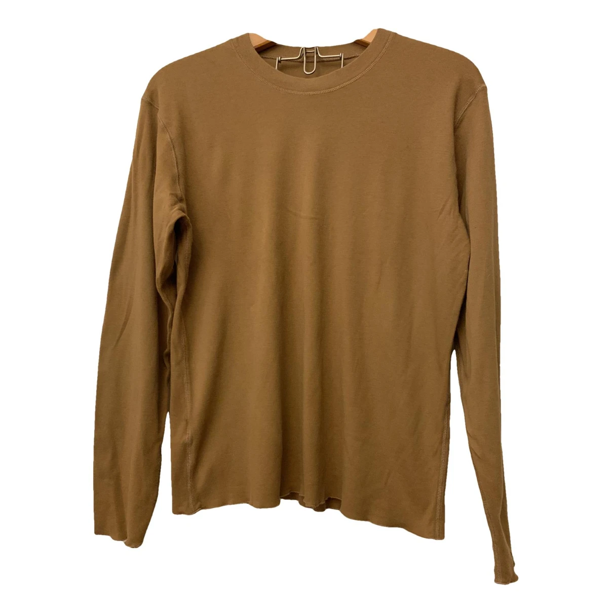 Pre-owned Lucien Pellat-finet Jersey Top In Brown