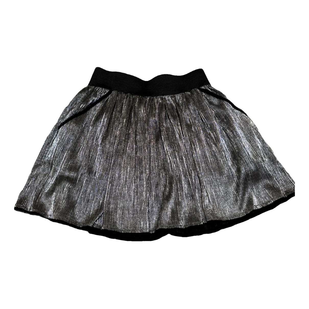 Pre-owned Zadig & Voltaire Mini Skirt In Silver