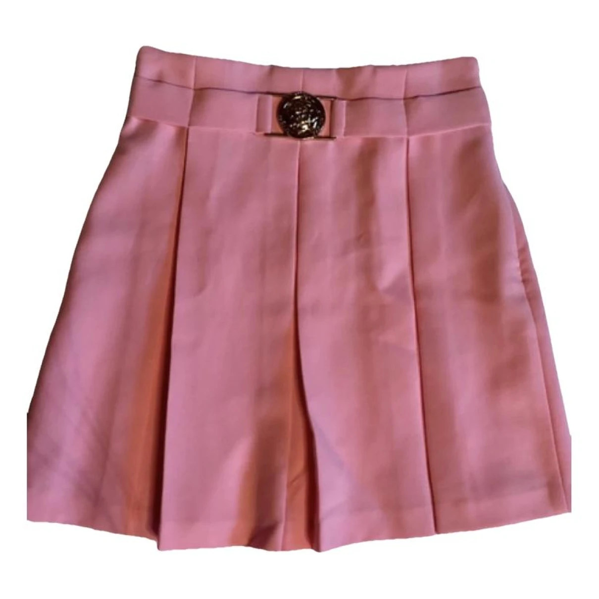 Pre-owned Guess Mini Skirt In Pink